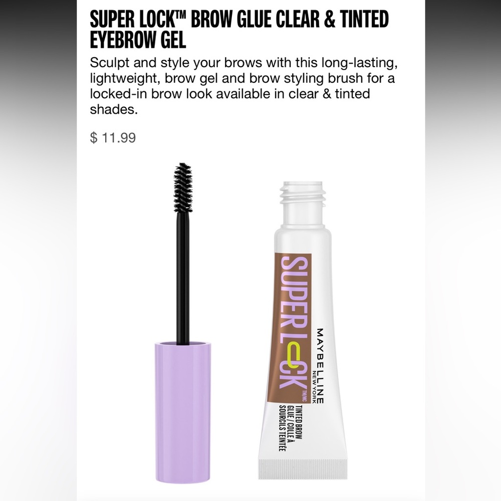 Maybelline Super Lock Brow Gel - Medium Brown